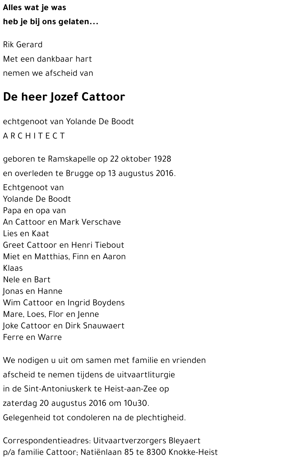 Jozef Cattoor
