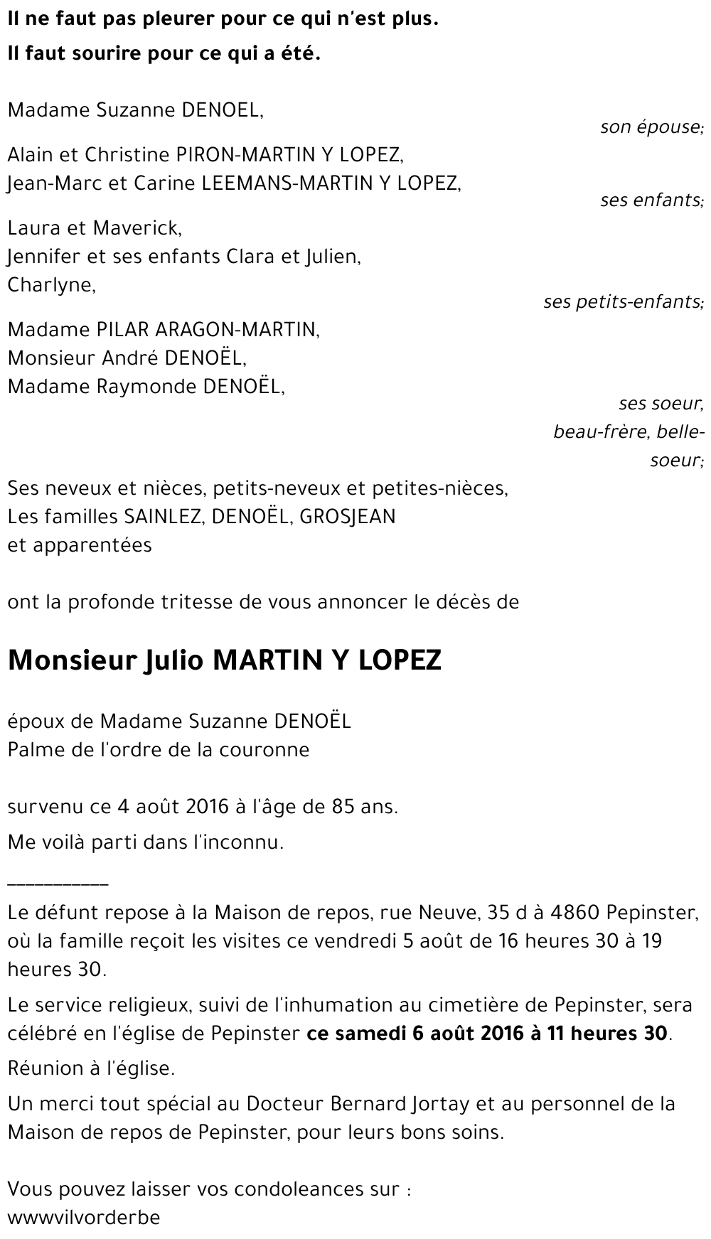 Julio MARTIN Y LOPEZ