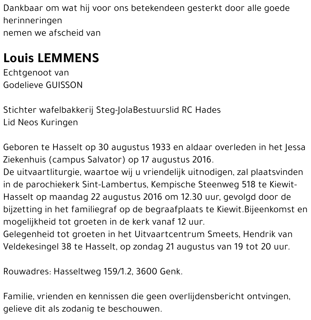 Louis Lemmens