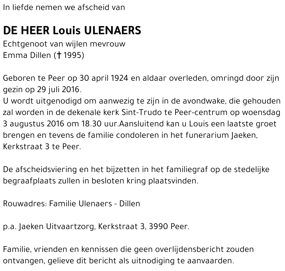 Louis Ulenaers