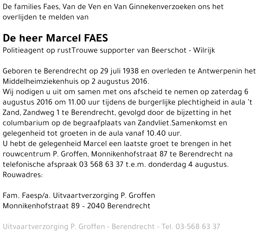 Marcel Faes