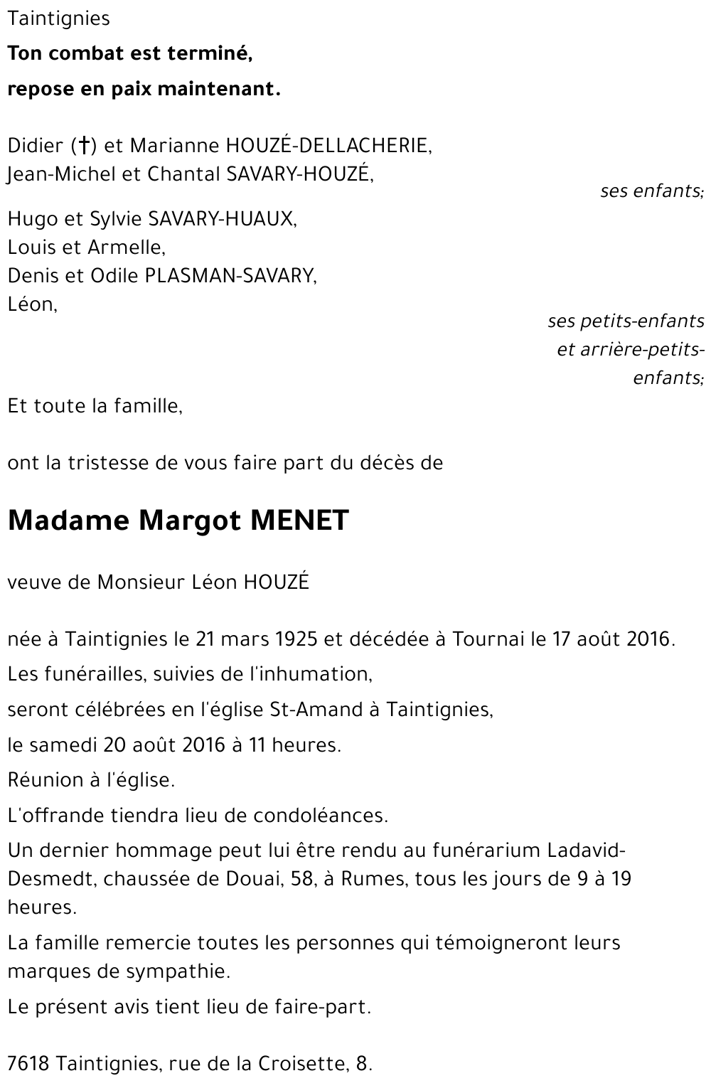 Margot MENET