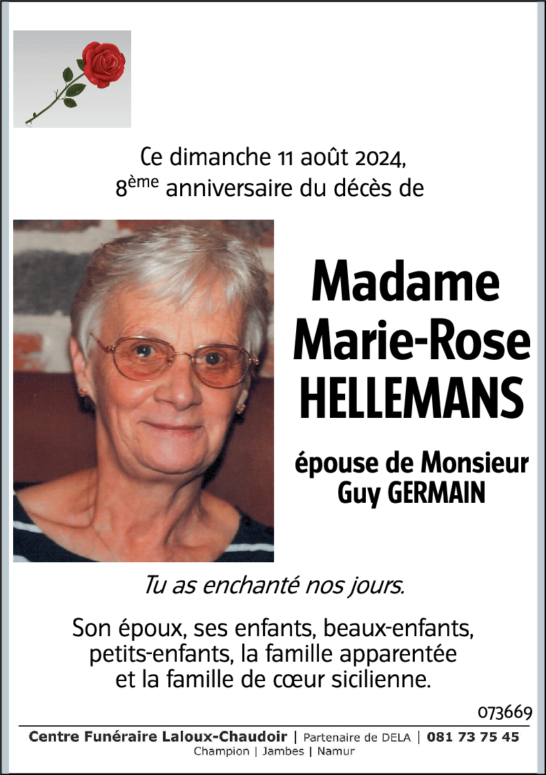 Marie-rose HELLEMANS