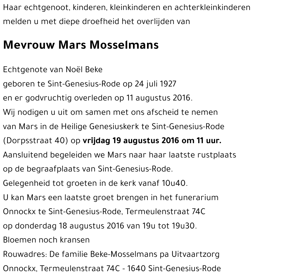 Mars Mosselmans