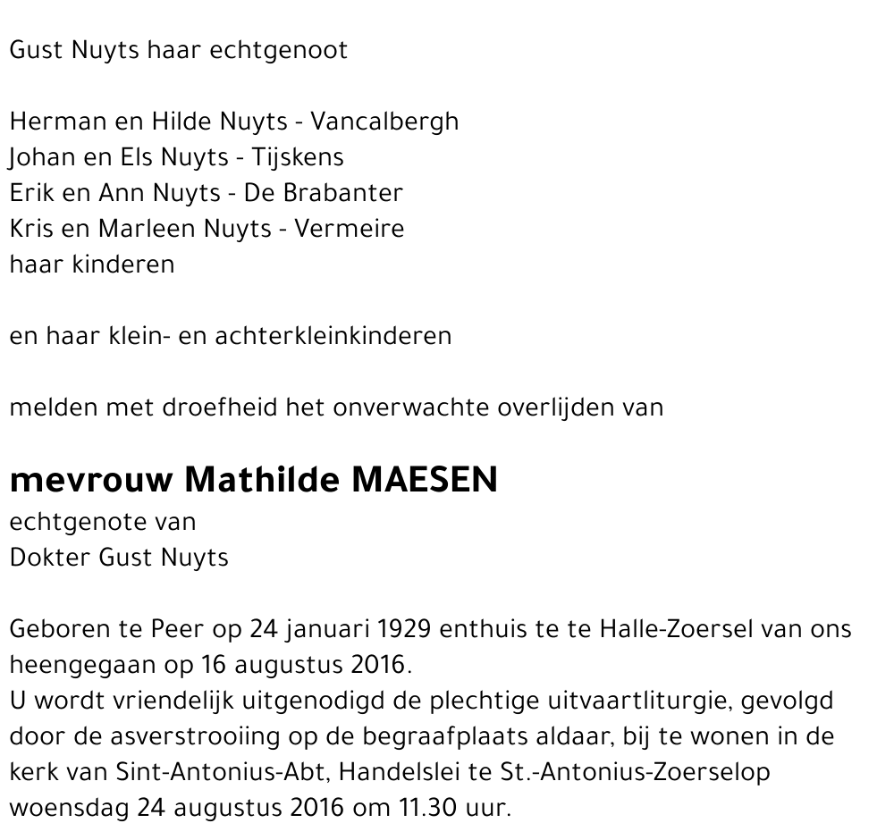 Mathilde Maesen