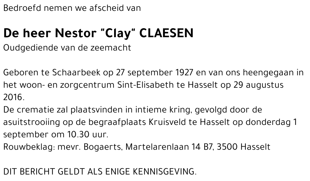 Nestor Claesen