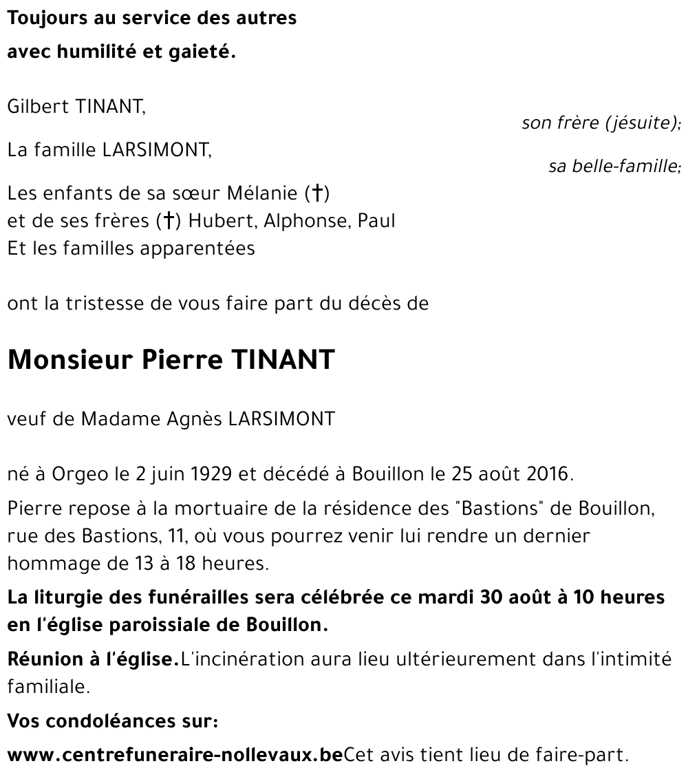 Pierre TINANT