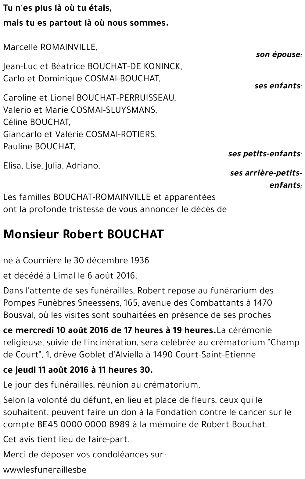 Robert BOUCHAT