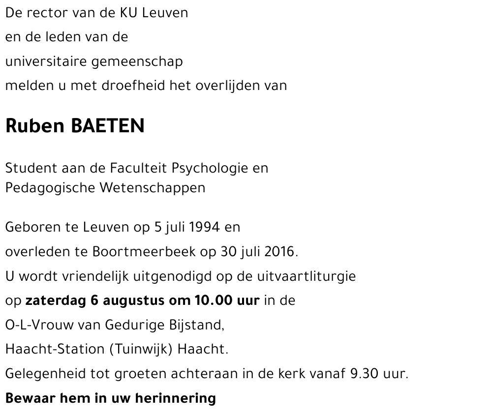 Ruben BAETEN