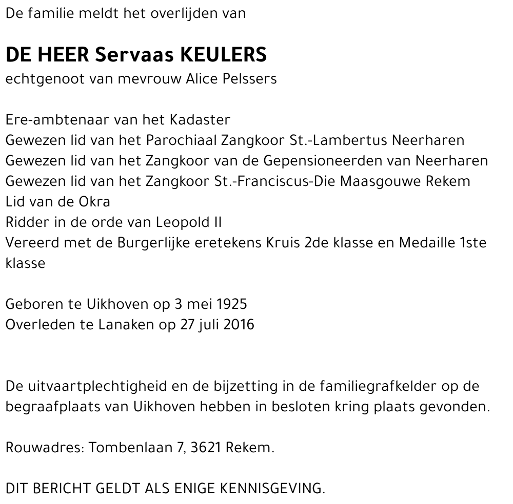 Servaas Keulers