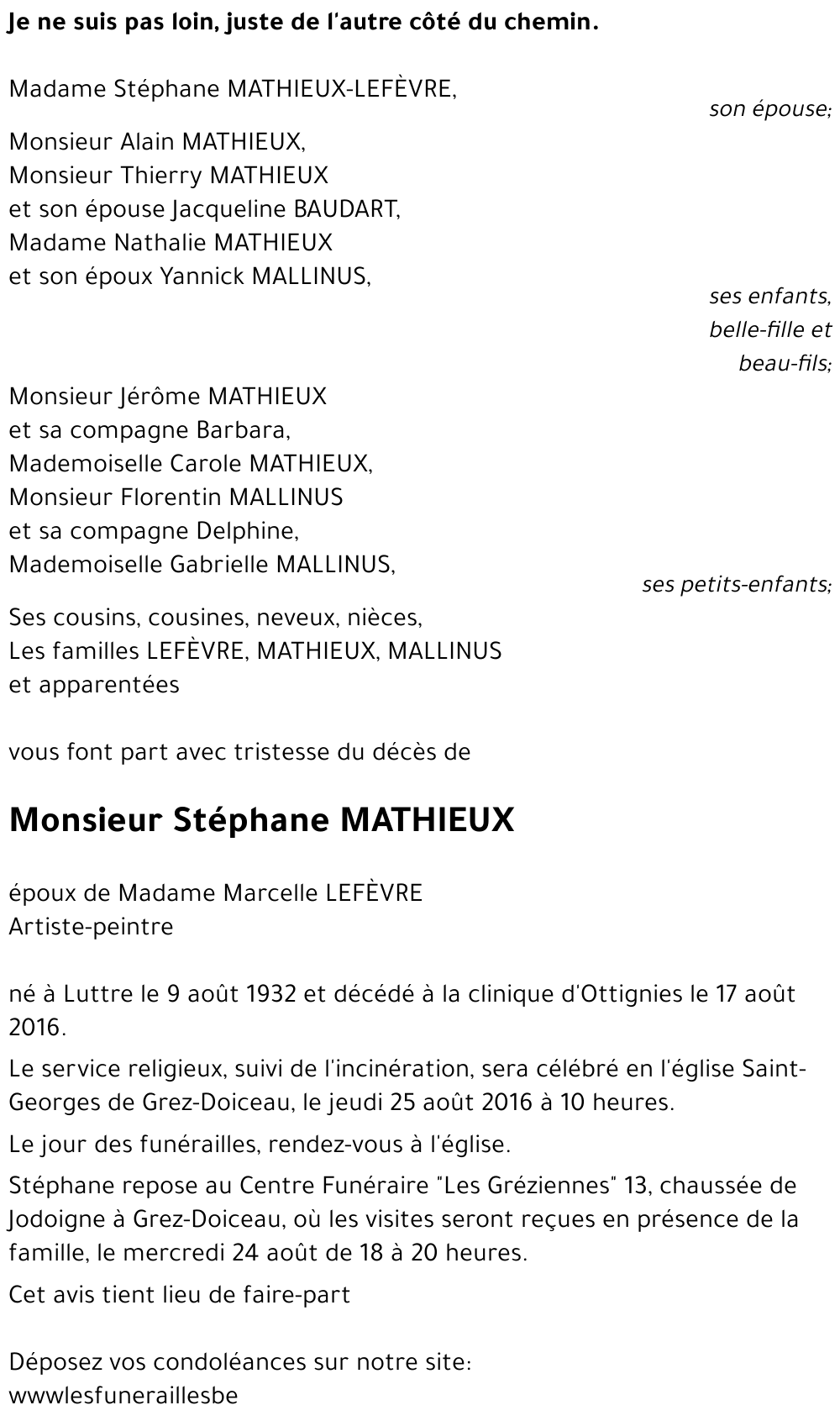 Stéphane MATHIEUX