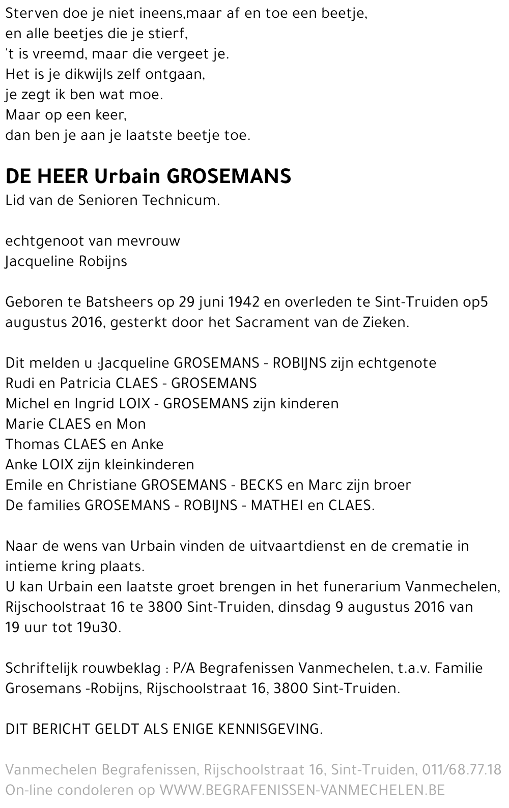 Urbain Grosemans