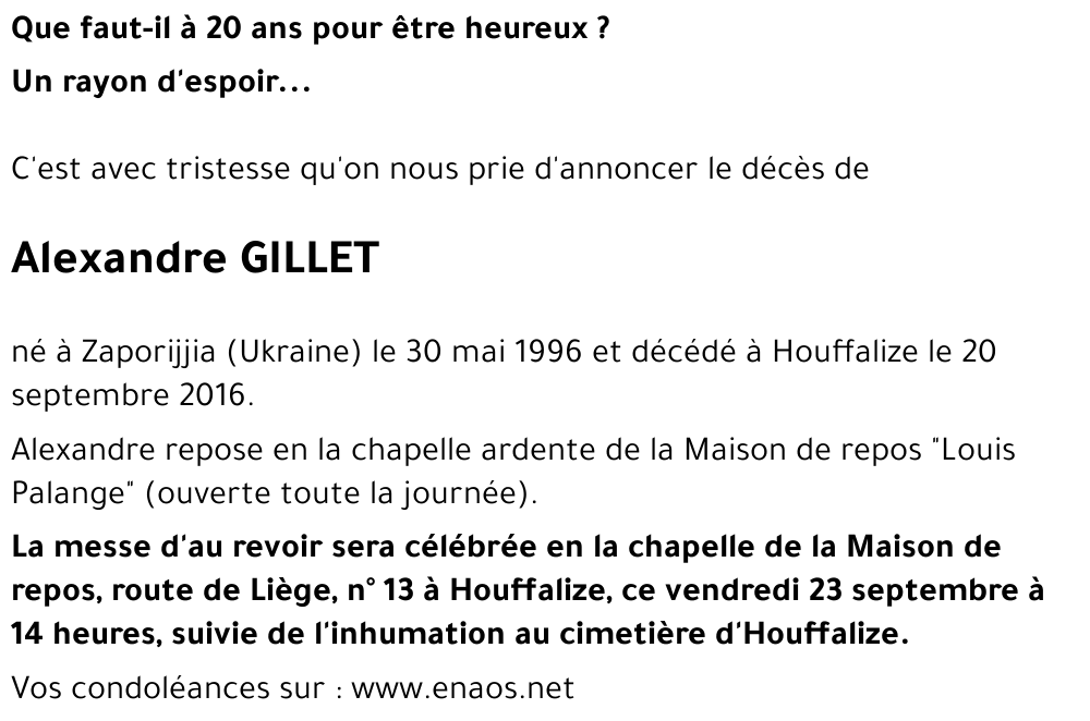Alexandre GILLET