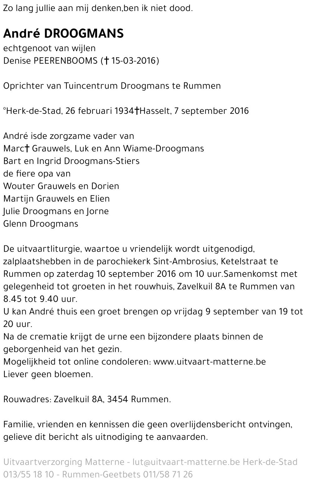 André Droogmans
