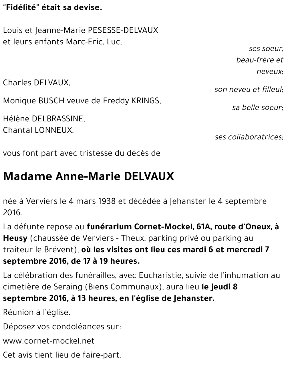 Anne-Marie DELVAUX