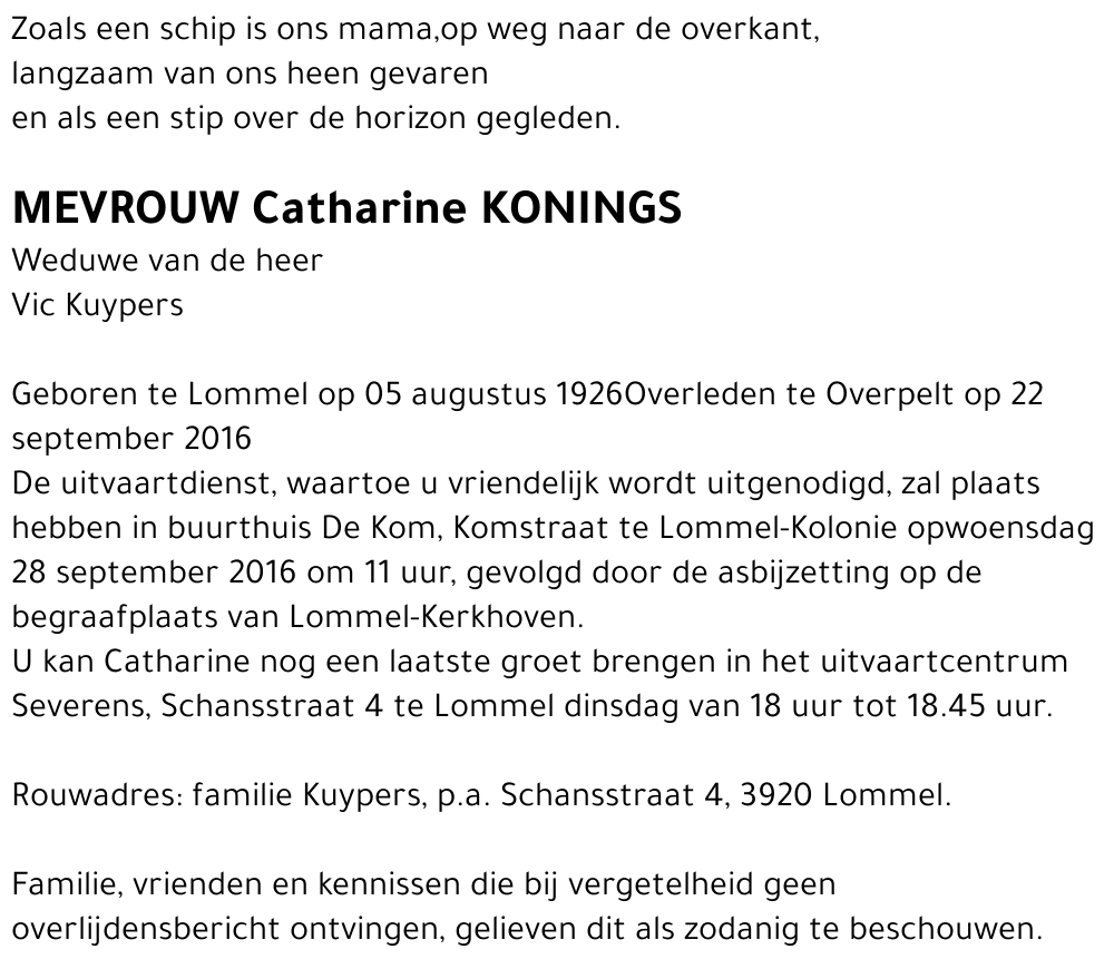 Catharine Konings