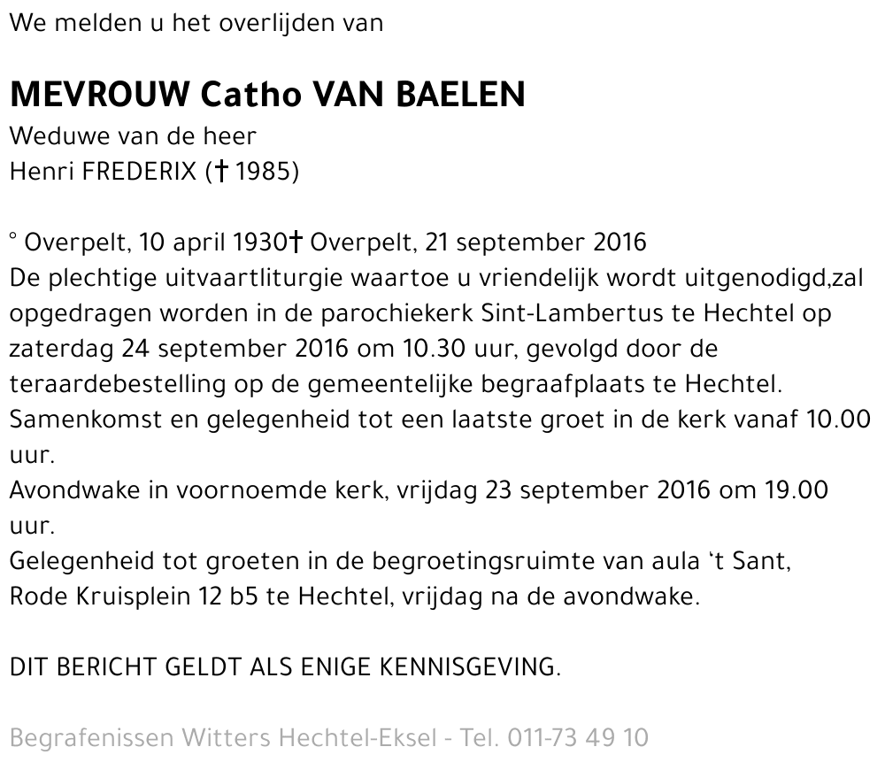 Catho Van Baelen