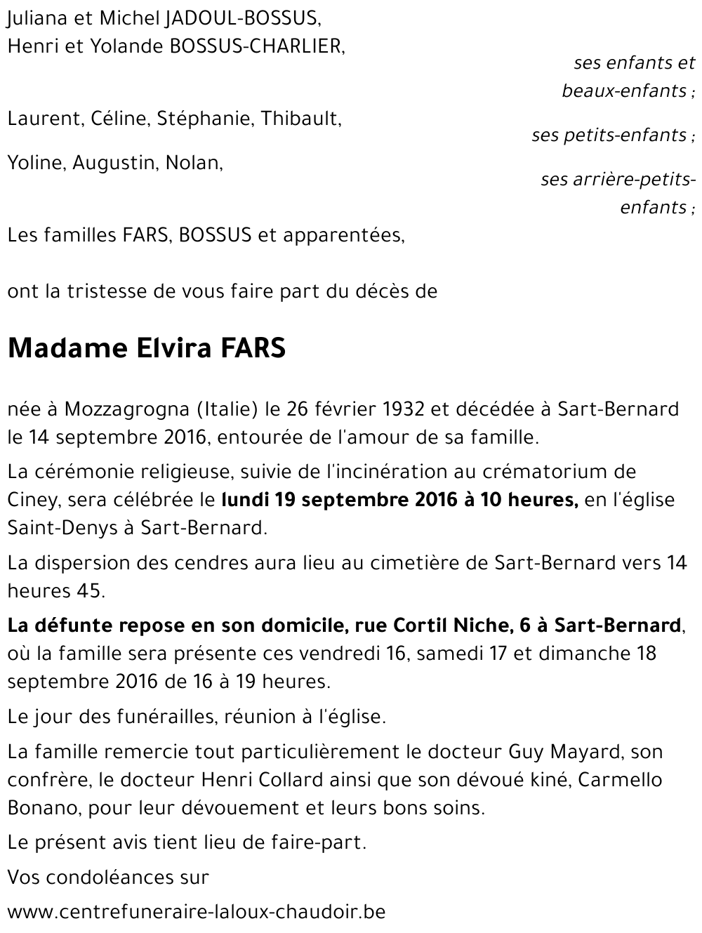 Elvira FARS