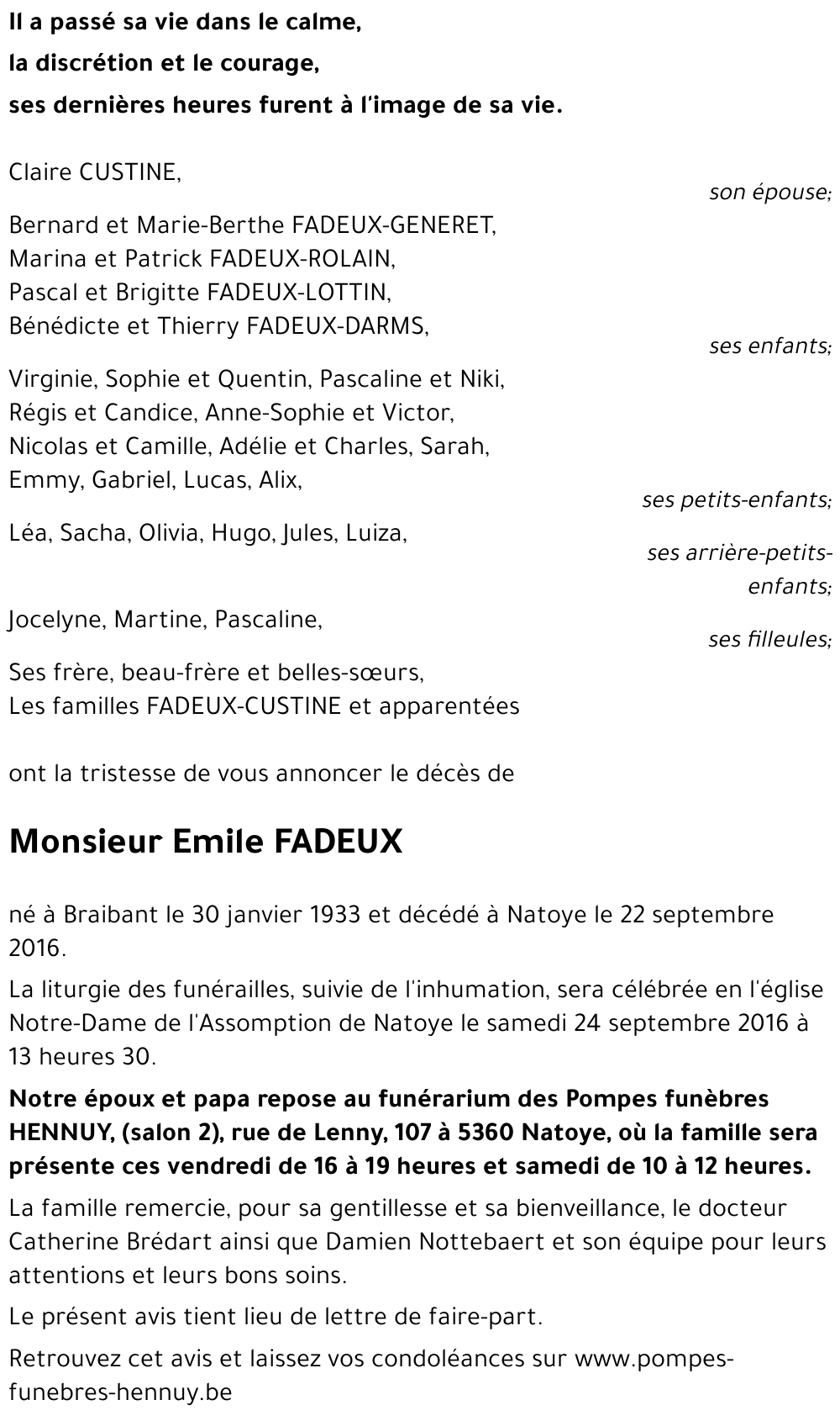 Emile FADEUX