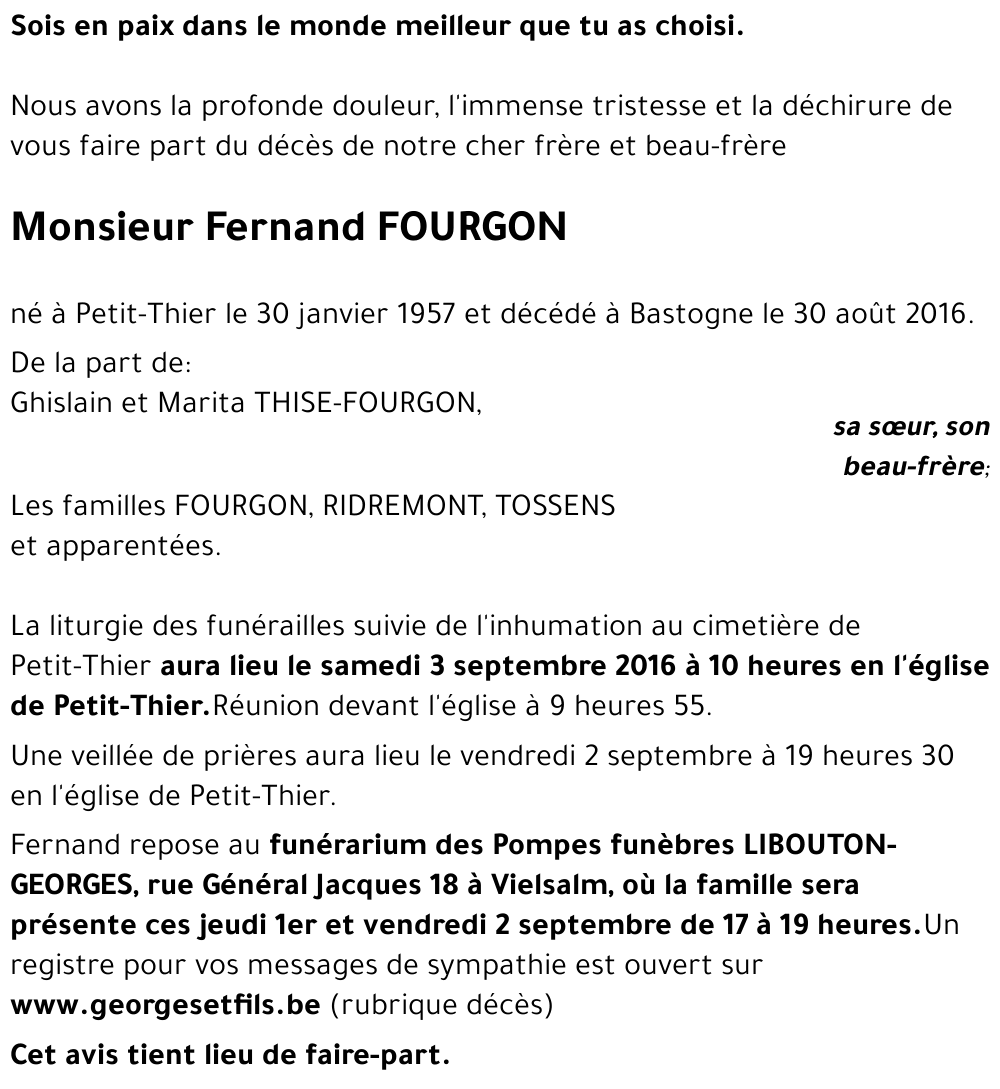 Fernand FOURGON