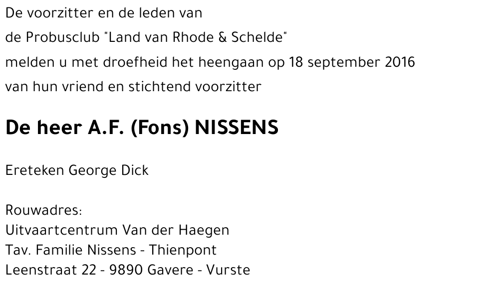 Fons Nissens