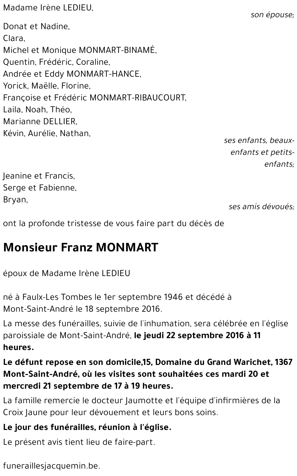 Franz MONMART