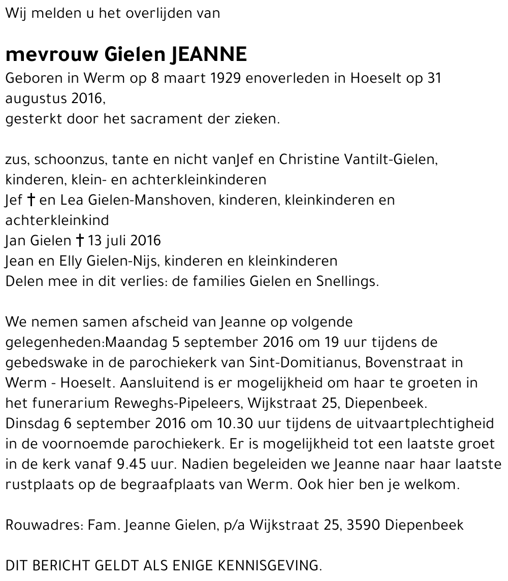 Gielen Jeanne