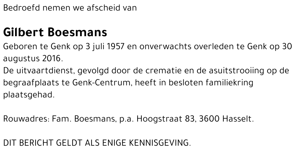 Gilbert Boesmans