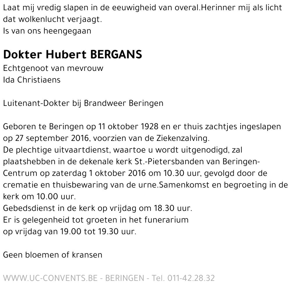Hubert Bergans