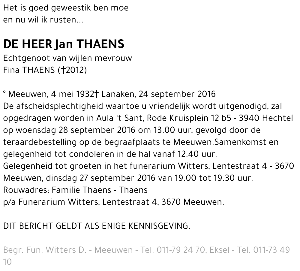 Jan Thaens