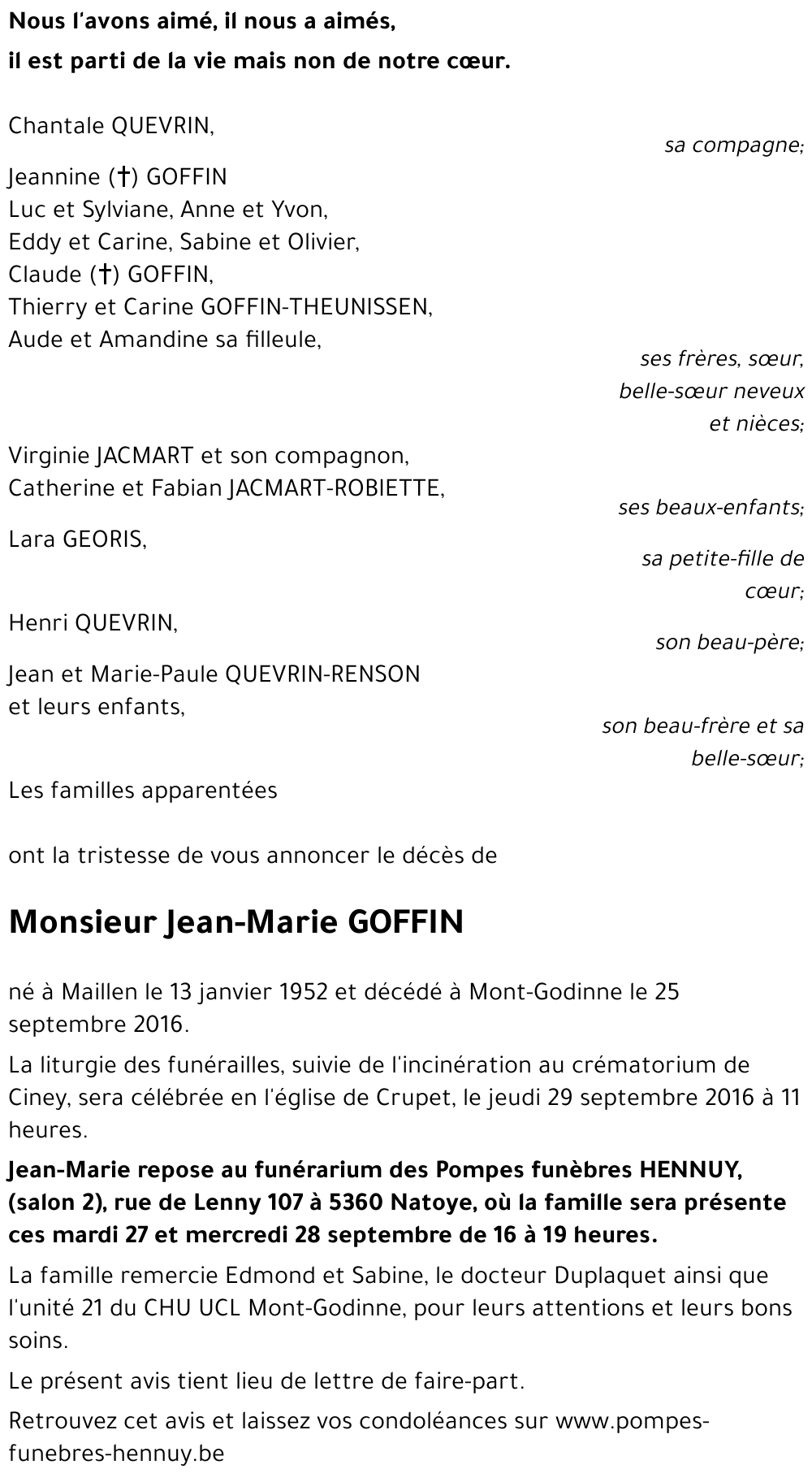 Jean-Marie GOFFIN