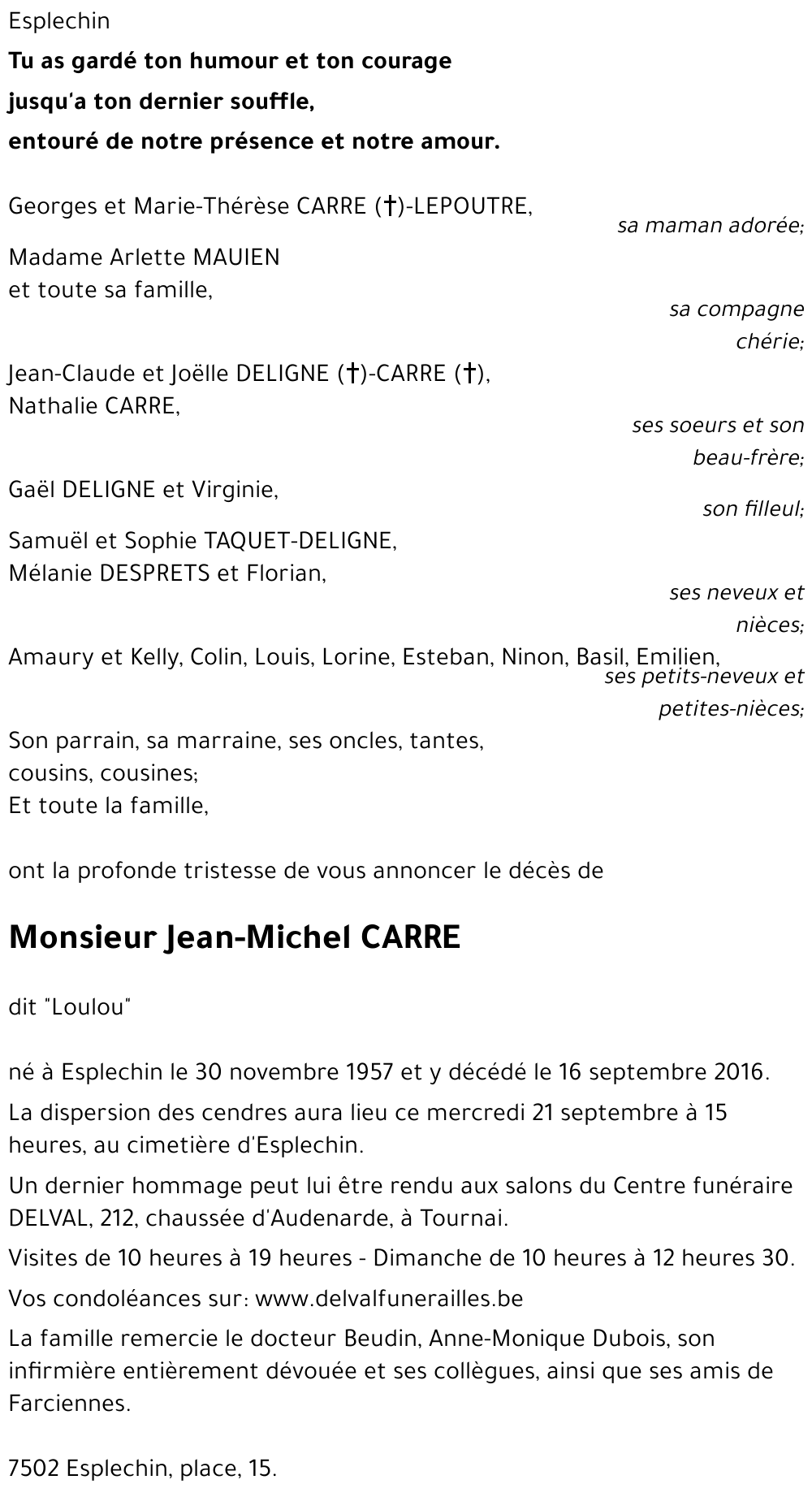 Jean-Michel CARRE