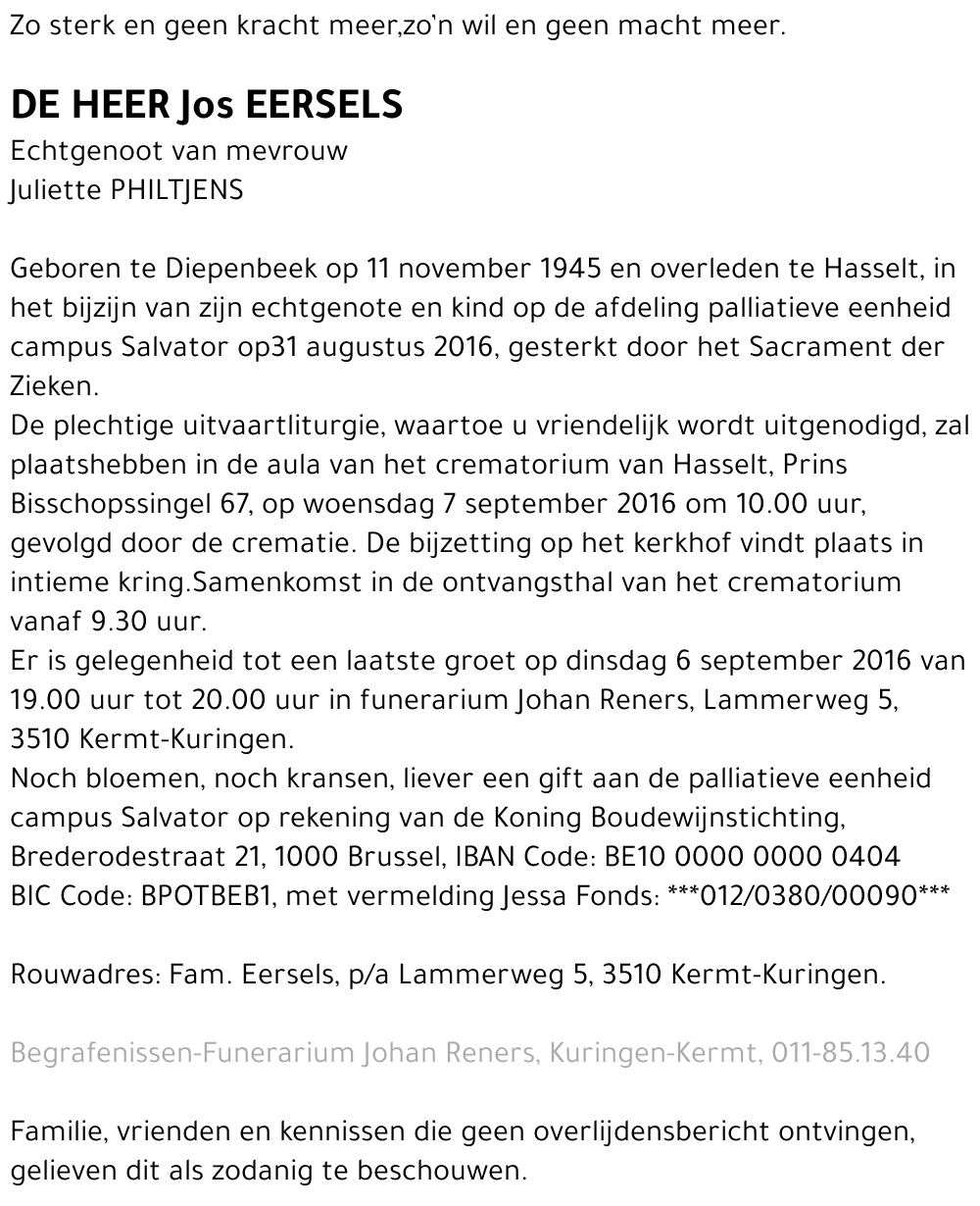 Jos EERSELS