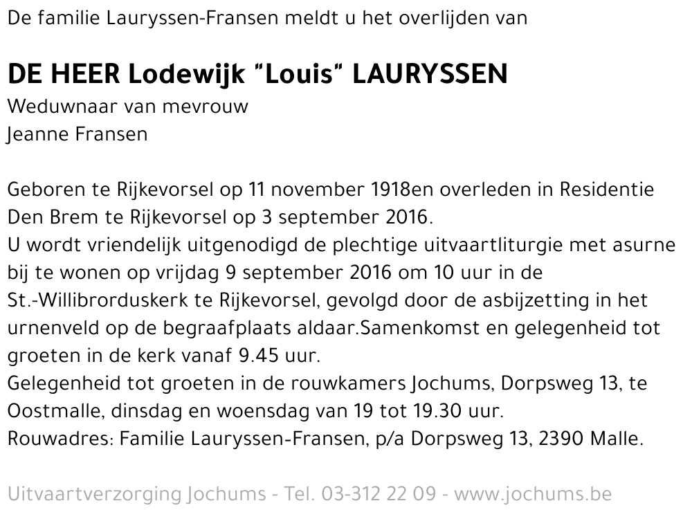 Lodewijk Lauryssen