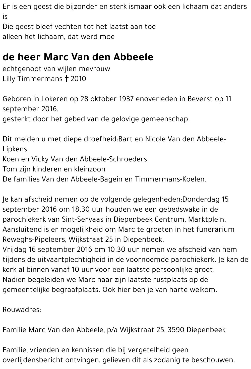 Marc Van den Abbeele