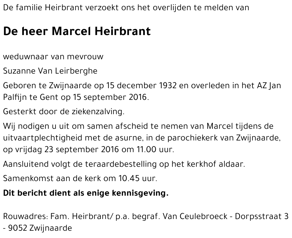 Marcel Heirbrant