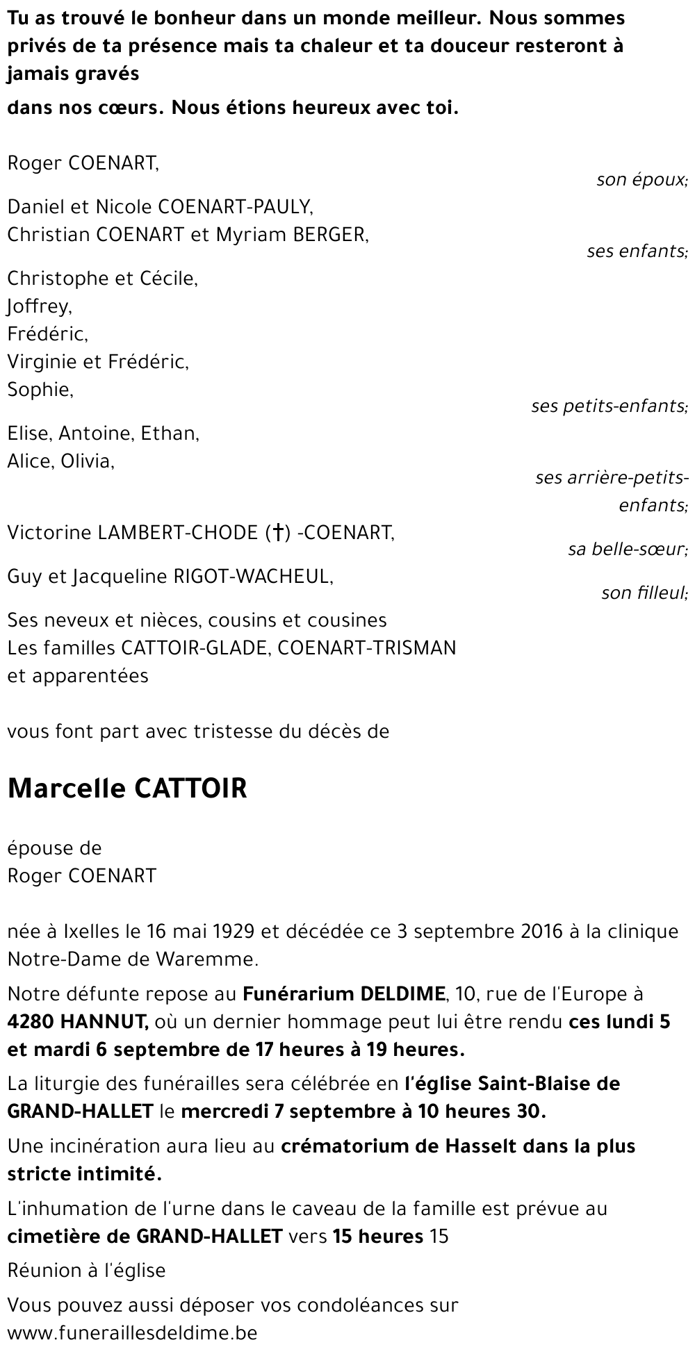 Marcelle CATTOIR