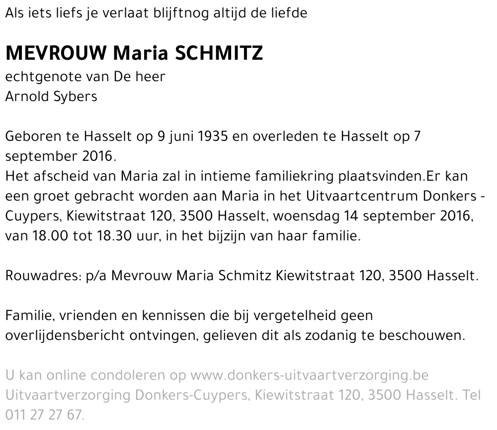 Maria Schmitz