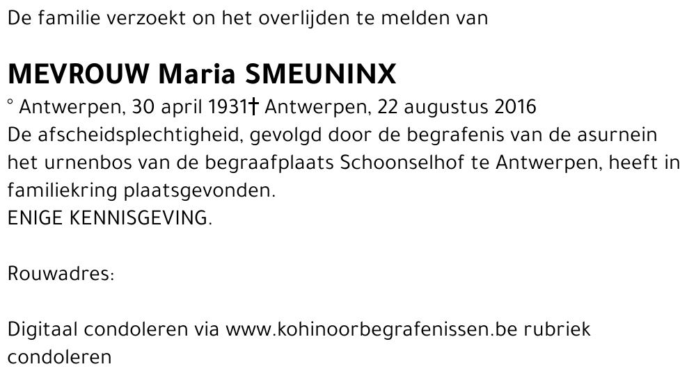 Maria Smeuninx