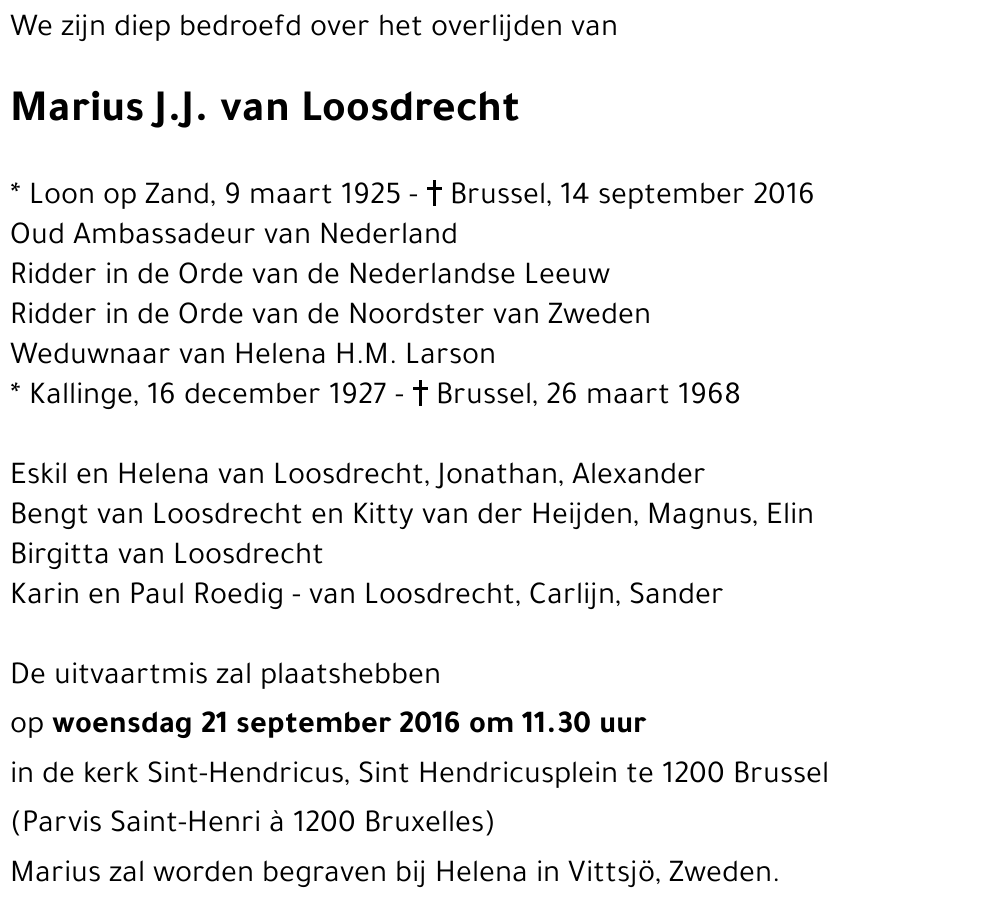 Marius van Loosdrecht