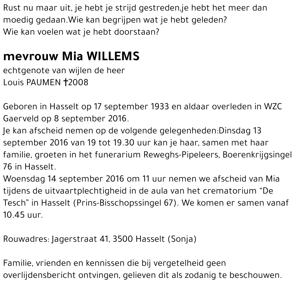 Mia Willems
