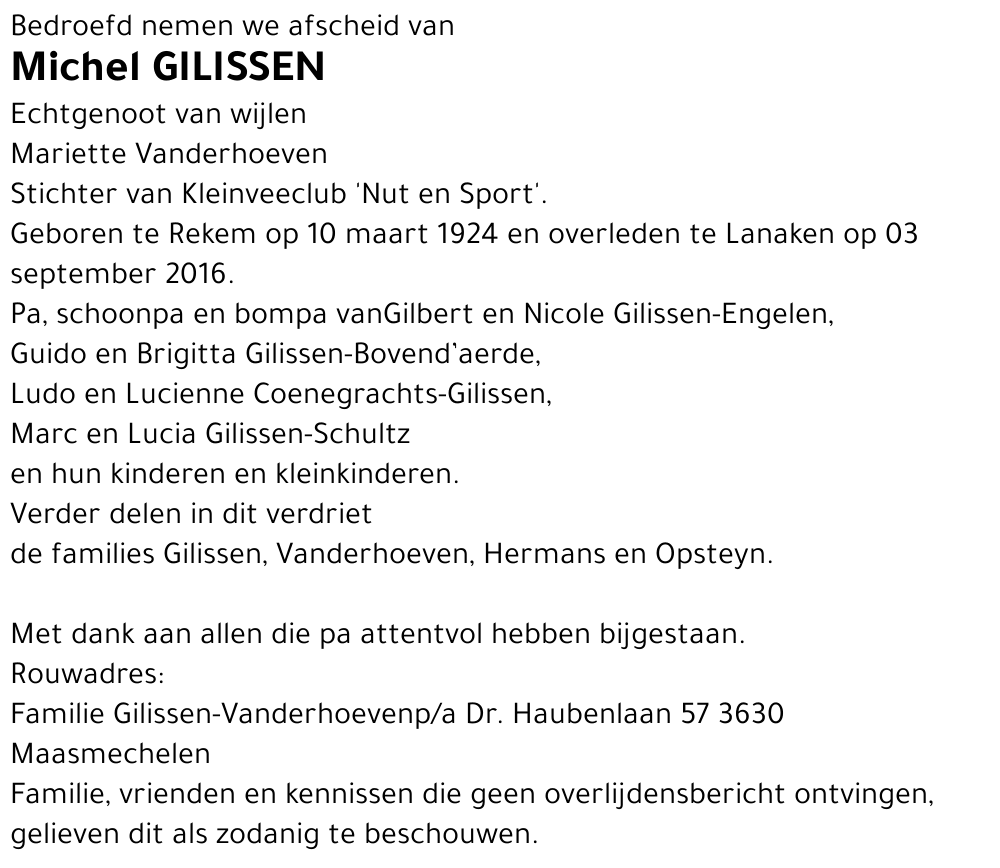 Michel Gilissen