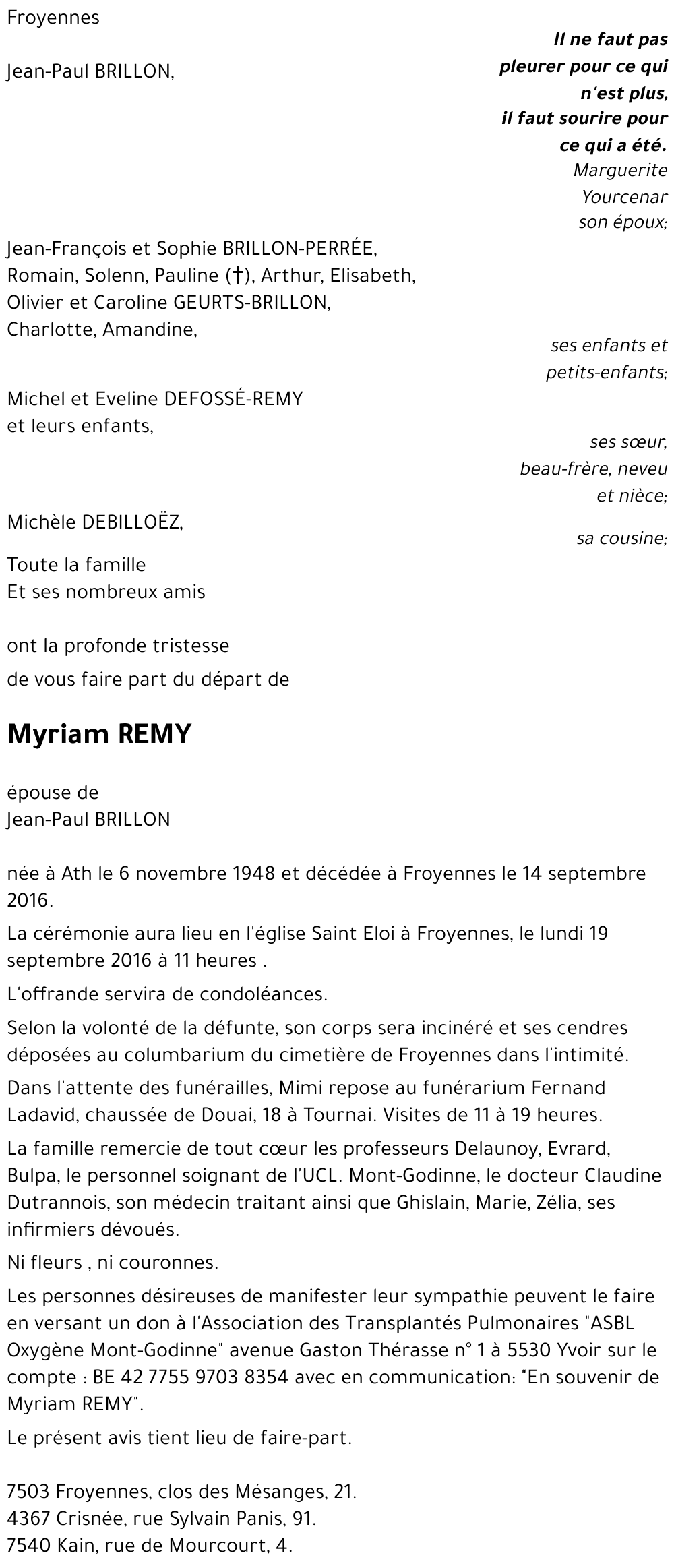 Myriam REMY