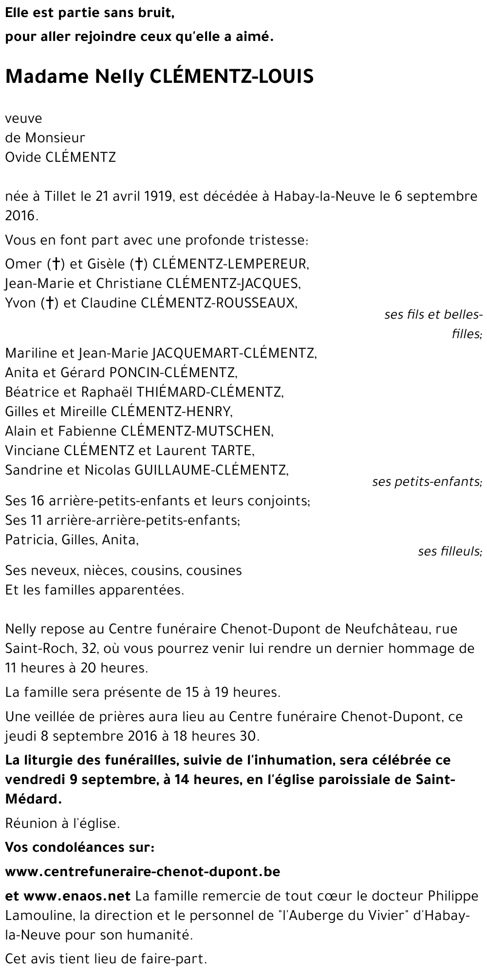 Nelly CLÉMENTZ-LOUIS