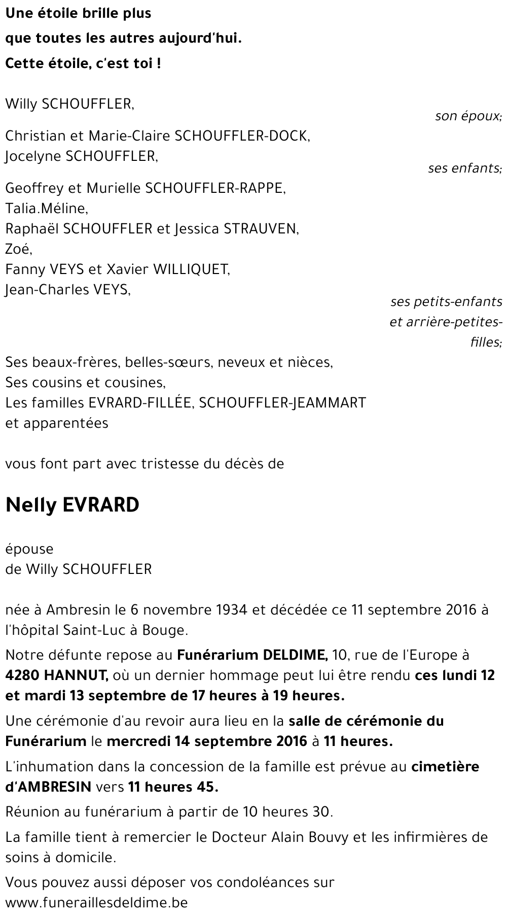Nelly EVRARD