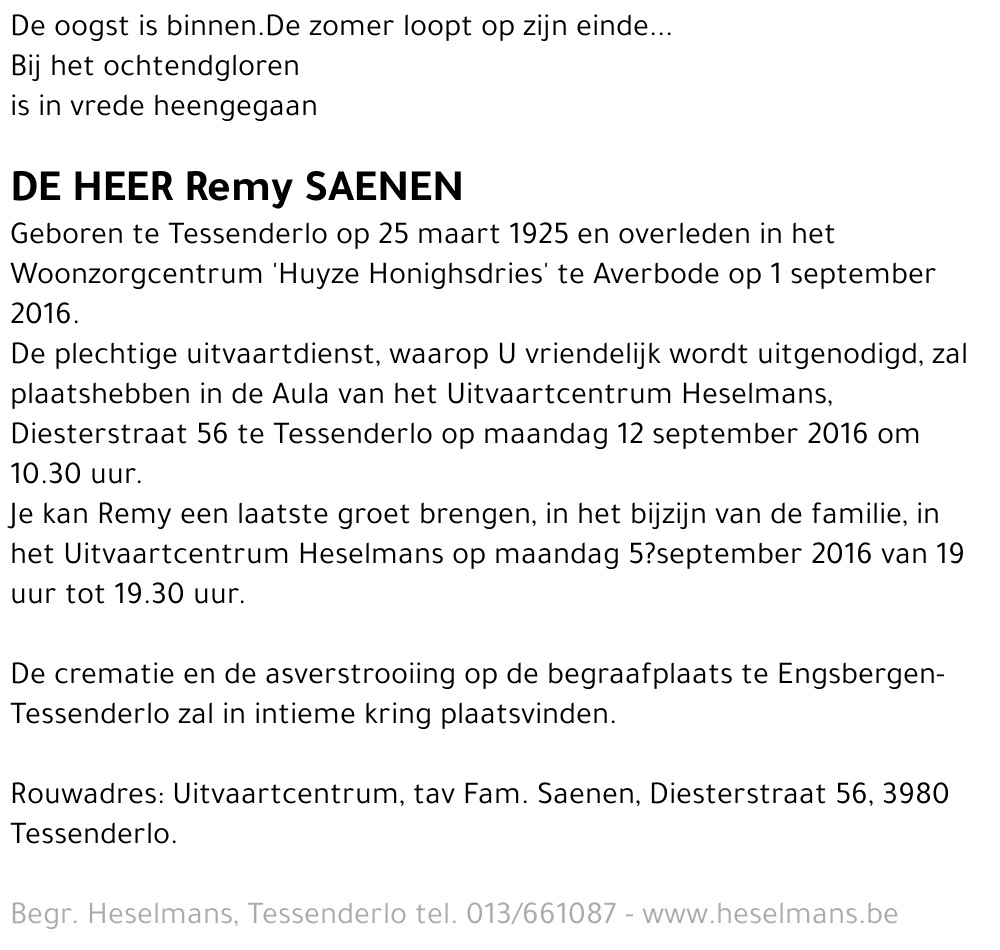 Remy Saenen