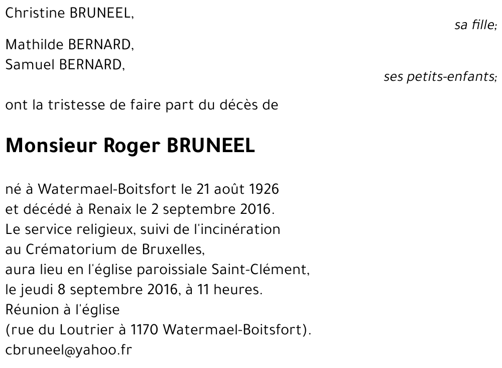 Roger BRUNEEL