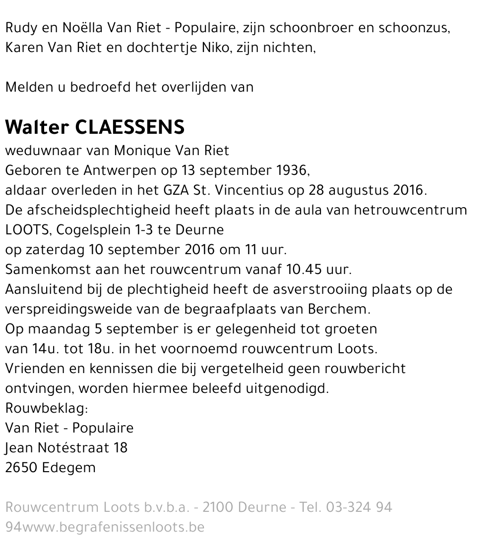 Walter Claessens