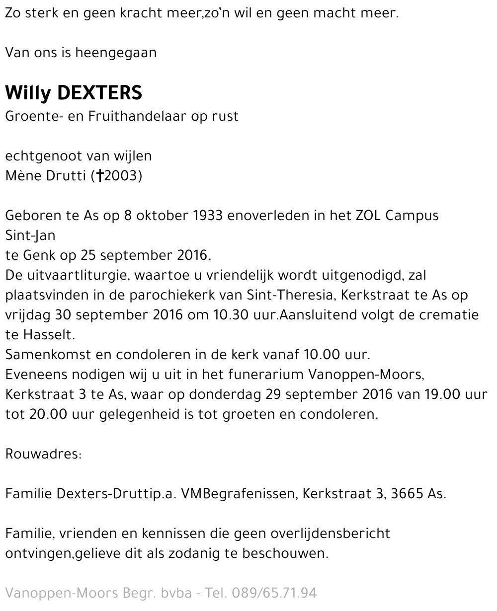 Willy Dexters