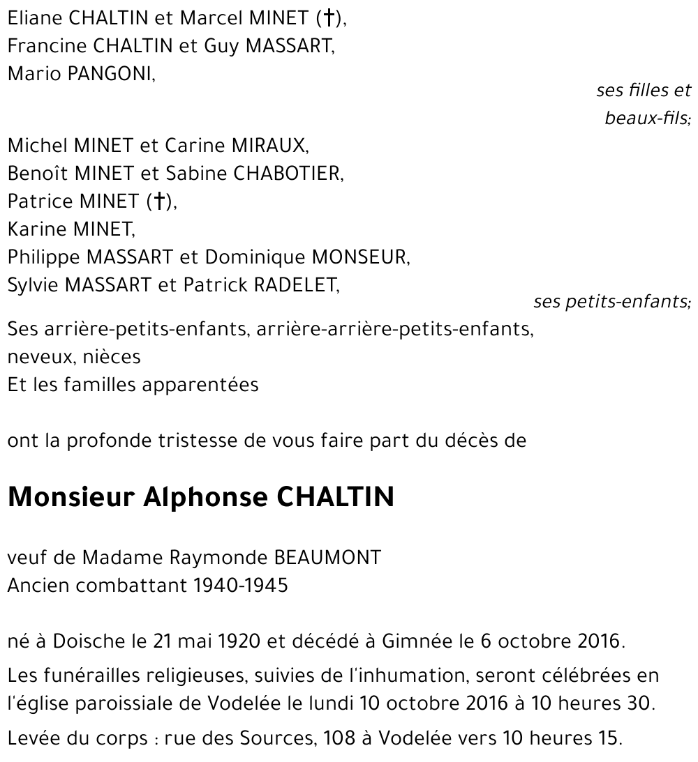 Alphonse Chaltin